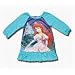 Disney Princess, Ariel "Pretty in Pink" ruffled nightgown in Turquoise for toddler girls