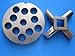 2-Pc. #12 Size Replacement Meat Grinder Plate 1/2