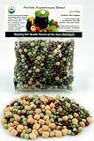Certified Organic Protein Powerhouse Sprout Salad Seed Mix - 1/2 Lb. (8 Oz.) - High Protien Mix of Dried Sprouting Seeds Including Organic: Green Pea, Adzuki, Mung Bean & Garbanzo Bean - Protein Powerhouse is packed with protein plus fiber, vitamins and minerals for a delicious addition to salads, soups, oriental dishes, or best of all, all by themselves!