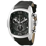 buy cheap price Invicta Mens 6097 Lupah Collection Revolution Chronograph Black Leather Watch
