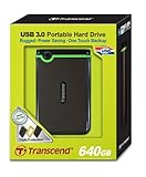 Transcend StoreJet M3 externe Anti-Shock Festplatte 640 GB (6,4cm (2,5 Zoll), USB 3.0)
