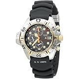 Citizen Men's BJ2004-08E Eco-Drive Aqualand Two-Tone Black Rubber Strap Dive Watch