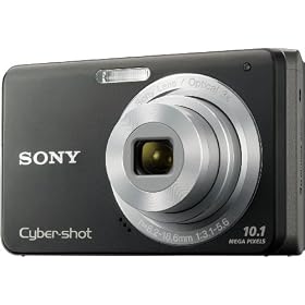 Sony Cyber-shot DSCW180 Digital Camera - Black (10 MP 3x Optical Zoom) 2.7 inch LCD