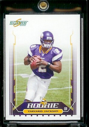 2006 Score Factory Set Single Card # 415 Tarvaris Jackson (RC) Rookie Card - Minnesota Vikings - NFL Football Cards