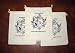 Produce Bag Large 100% Cotton Reusable Drawstring The Planet Bag Set of Three (3) 15