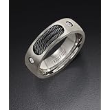Triton Titanium Diamond Wedding Ring 21-2221T