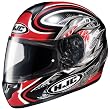 HJC Hellion Men's CL-16 On-Road Motorcycle Helmet w/ Free B&F Heart Sticker Bundle - MC-1