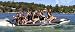 Aqua Sports PVC-6-WR 6 Passenger, 19 Feet In-line Seats WHALE RIDE Banana Style Water Sled