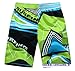 MR. R Men's Irregular Prints Relaxed Beach Shorts Swim Trunks