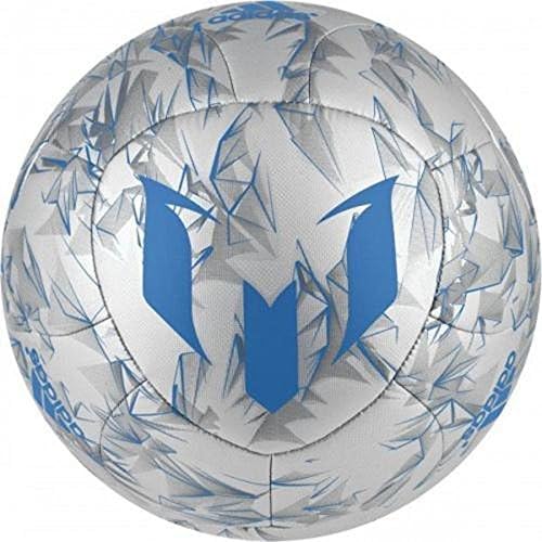 Adidas Messi Q3 2016 Soccer Ball Football Ball Silver/Blue Size 4