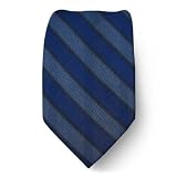 CK-276 - Brand Name Designer Calvin Klein Silk Tie - Blue