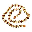 Genuine Baltic Amber Teething Necklace for Baby - Multi Color Beads