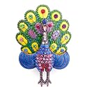 Vintage Style Colourful Peacock Austrian Crystal Bird Pin Brooch