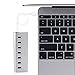 KMASHI USB Type C to USB 3.0 Hub - USB-C to 7-Port USB 3.0 Hub for USB Type-C Devices Including the new MacBook, ChromeBook Pixel and More (Silver Aluminum) (white)