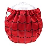 Happy Cherry ベビー用品 子供 おむつ 布おむつ おむつカバー サイズ調節可 可愛い 柔らか 洗濯可能 アニマル風 スパイダーマン