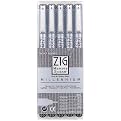Millennium Assorted Tip Pen Set 5 pk. - Black