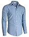 Clovery Mens Casual Oxford Slim Fit Long Sleeve Shirts