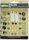 Prima Marketing Time Traveler Brads, 30 Metal