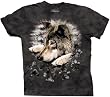 The Mountain Men's Wolf In Dye Paw Short Sleeve Tee