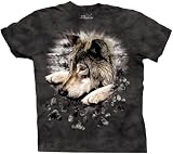 The Mountain Men's Wolf In Dye Paw Short Sleeve Tee