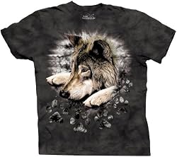 The Mountain Men's Wolf In Dye Paw Short Sleeve Tee
