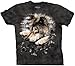 The Mountain Men's Wolf In Dye Paw Short Sleeve T-Shirt