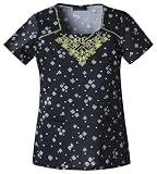 Baby Phat Geo Nights Square Neck Scrub Top