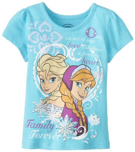 Disney Girls 2-6X Frozen Princess Short Sleeve Tee