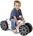 Prince Lionheart YoMOTO Ride - On Bike, White/Red