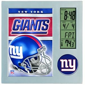 Click here to buy NFL New York Giants Digital Desk Clock.