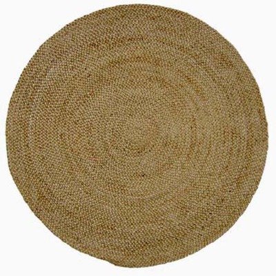 Jute Natural Rug Rug Size: Round 6' Jute Natural Rug Rug Size: Round 6'