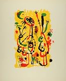 IMAGE OF 1958 Photolithograph Human Figure Figurative Abstract Art Joan Miro Moon Sky - Photo Lithographic Print