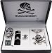 Pirate Skull Mens Watch Lighter, Earing & Chain Gift Set
