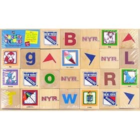 NY Rangers NHL Hockey Blocks by NHL/NY Rangers