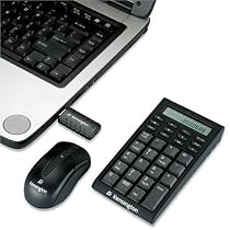 Kensington Wireless Notebook Keypad/Calculator and Mouse Set 72273