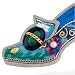Fancy Blue Shoe Pin from the Artazia Collection #609BL GP OP image 2