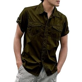 Kariban Tropical Short Sleeved Mens Shirt