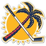 Florida Panthers NHL Hockey car bumper sticker 4" x 4"