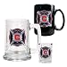 Chicago Fire MLS 15oz Tankard, 15oz Ceramic Mug & 2oz Shot Glass Set - Primary Team Logo