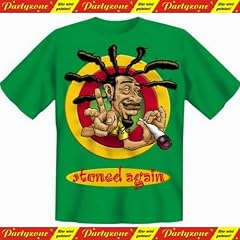 Lustige Witzige Coole Fun T-Shirt Stoned again! - Mit Absperrband Partyzone Gratis - Mit Absperrband Partyzone Gratis