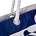Soonyean Oversized waterproof summer beach tote bag with Cotton Rope handle