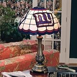 New York Giants Tiffany Style Stained Glass Lamp