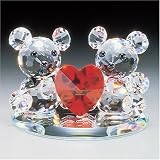 CRYSTAL WORLD Teddies with Heart