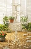 56 Shabby Chic 3-Tier Elliptical Basket Plant Stand