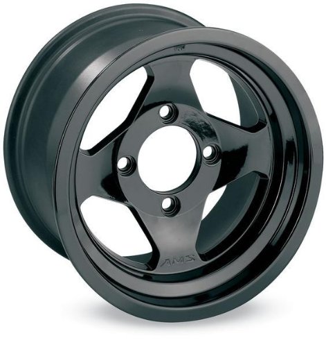 AMS Black Cast Aluminum Rear Wheel - 12x7, 4/110, 