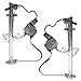 AutoandArt Replacement Driver and Passenger Front Power Window Regulators & Motors Compatible with 2000-2004 Dakota Quad Cab Pickup Truck