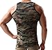 Ouye Men's Camouflage Tank Top Vest Medium