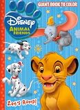 Disney Animal Friends Giant Book to Color ~ Let's Romp!