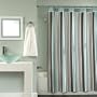 Cabana Stripe Fabric Shower Curtain - 72 W x 72 L