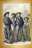 1861 Naval Volunteers Portrait Group Fine Art Print